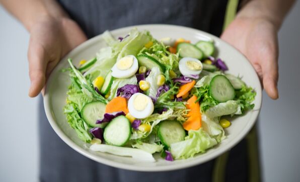 salad rau để tăng hiệu lực